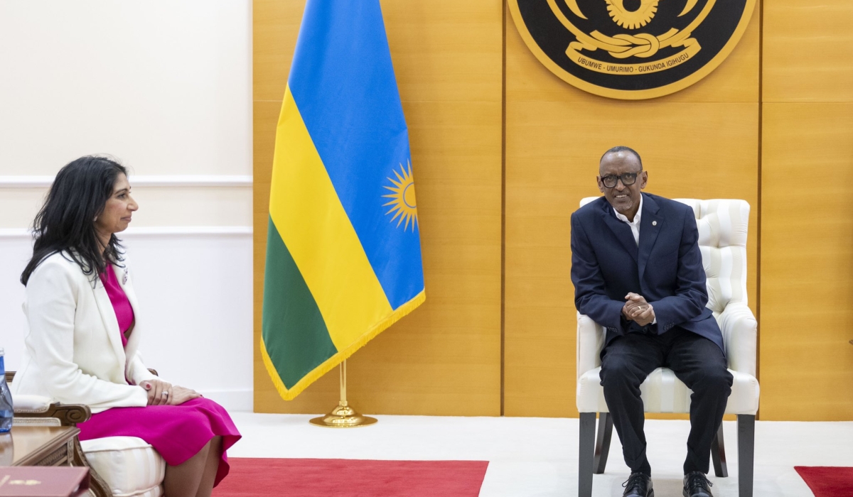 Kagame and UK Home Secretary discuss migration cooperation.