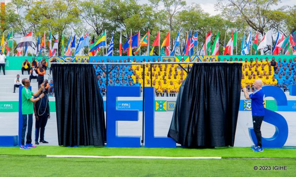 President Kagame and Infantino officially opened the Kigali Pelé Stadium