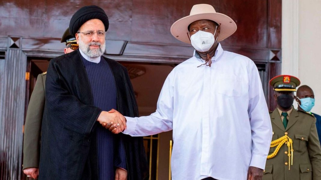 Iran president attacks West on gay rights in Uganda visit