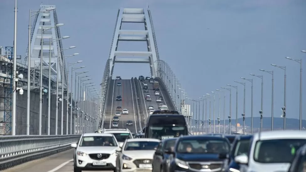 Crimea bridge closed following 'emergency