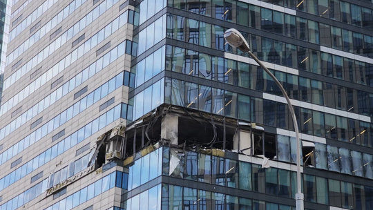 Ukrainian drones attack Moscow’s financial district