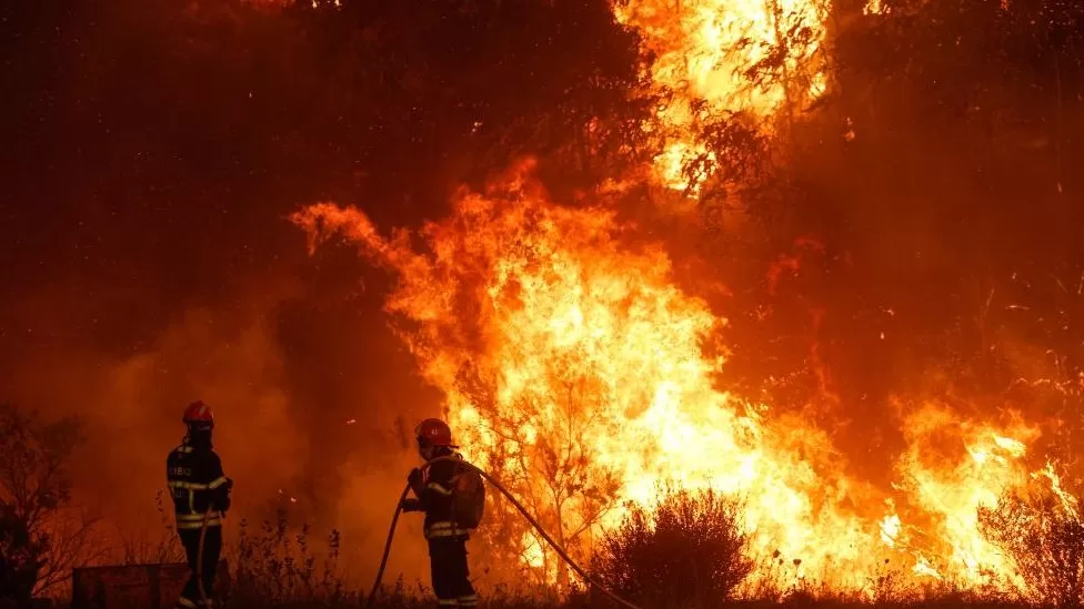 Portugal battles wildfires amid third heatwave of the year