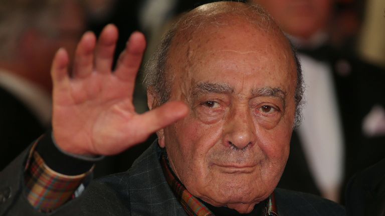 Businessman Mohamed Al Fayed dies aged 94