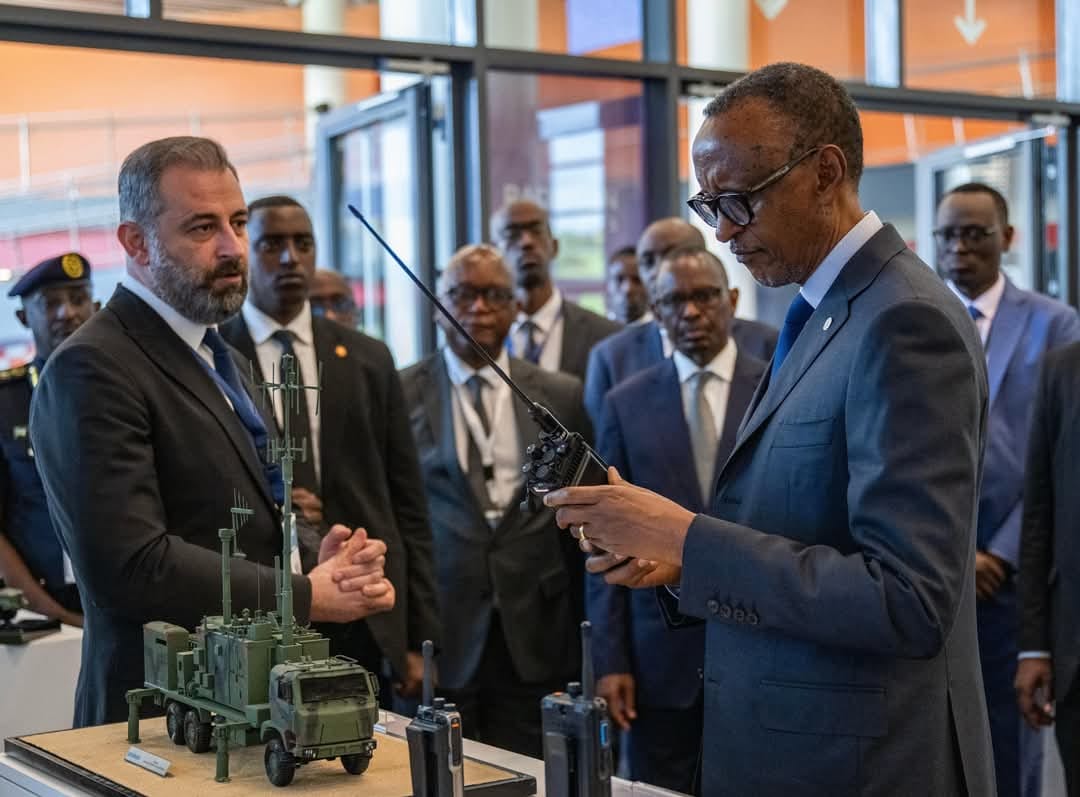 President Kagame visits military tech expo at ISCA2025